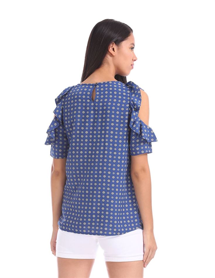 U.S. Polo Assn. Women Casual Wear Printed Top